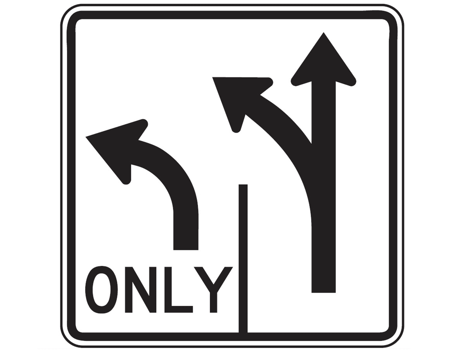 Контроль по полосам знак. Знаки направления движения вектор. Left turn only Lane. Sign turn left only.