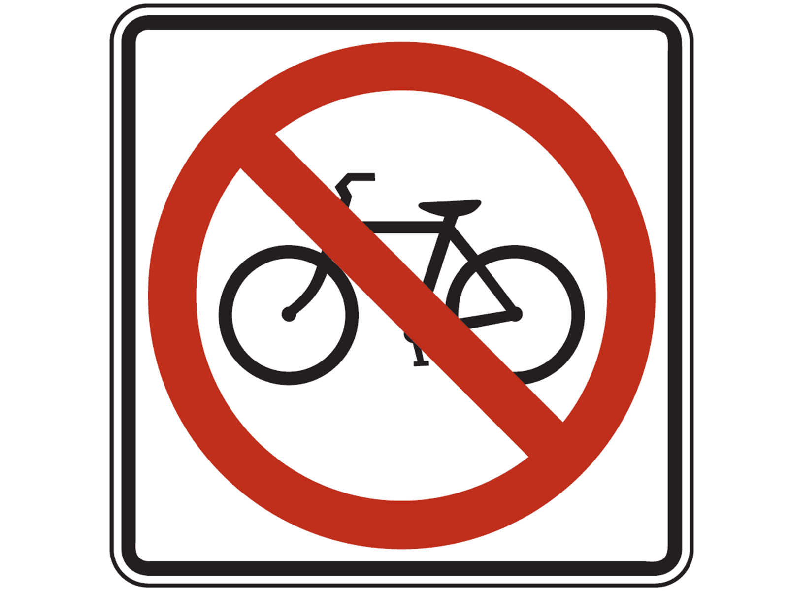 No Bicycles R5-6 - R5: Exclusionary