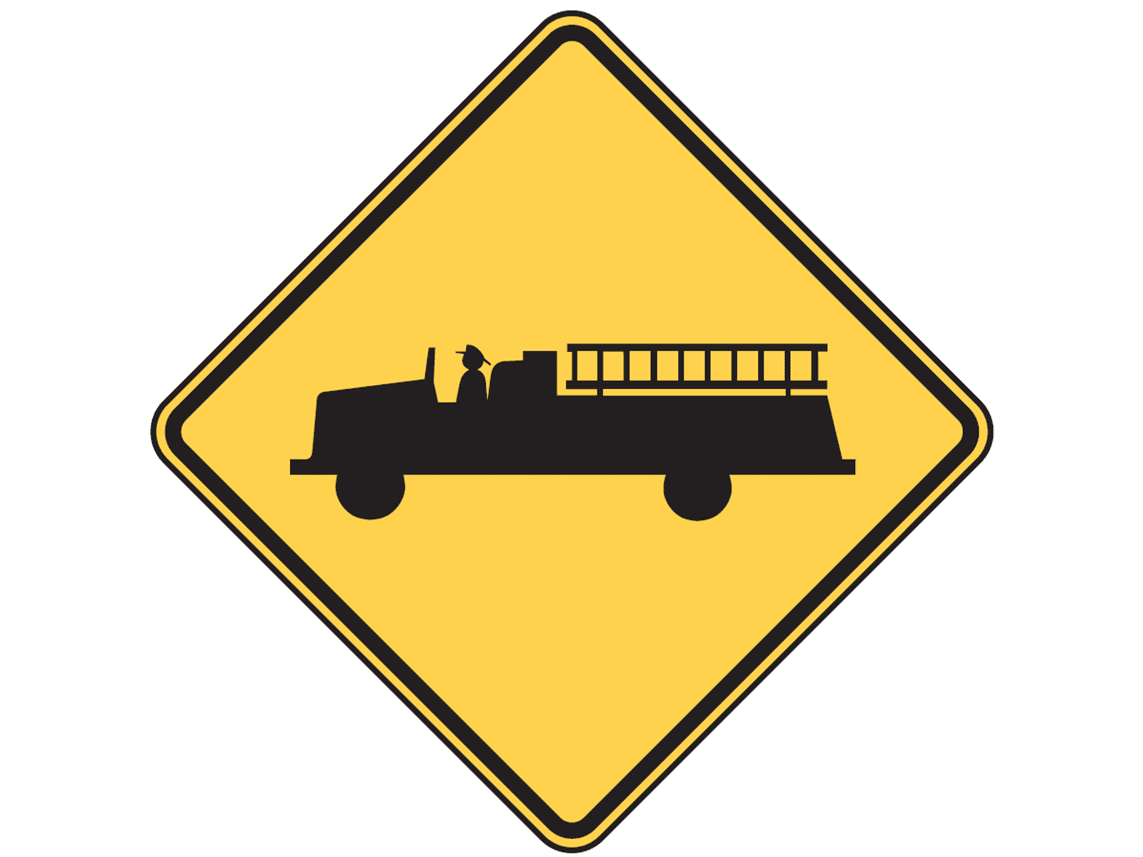 Emergency Vehicle W11-8 - W11: Vehicles
