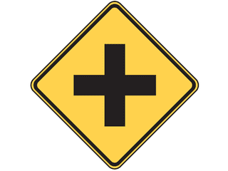 DMV One Way | Category of signs: W2: Intersections